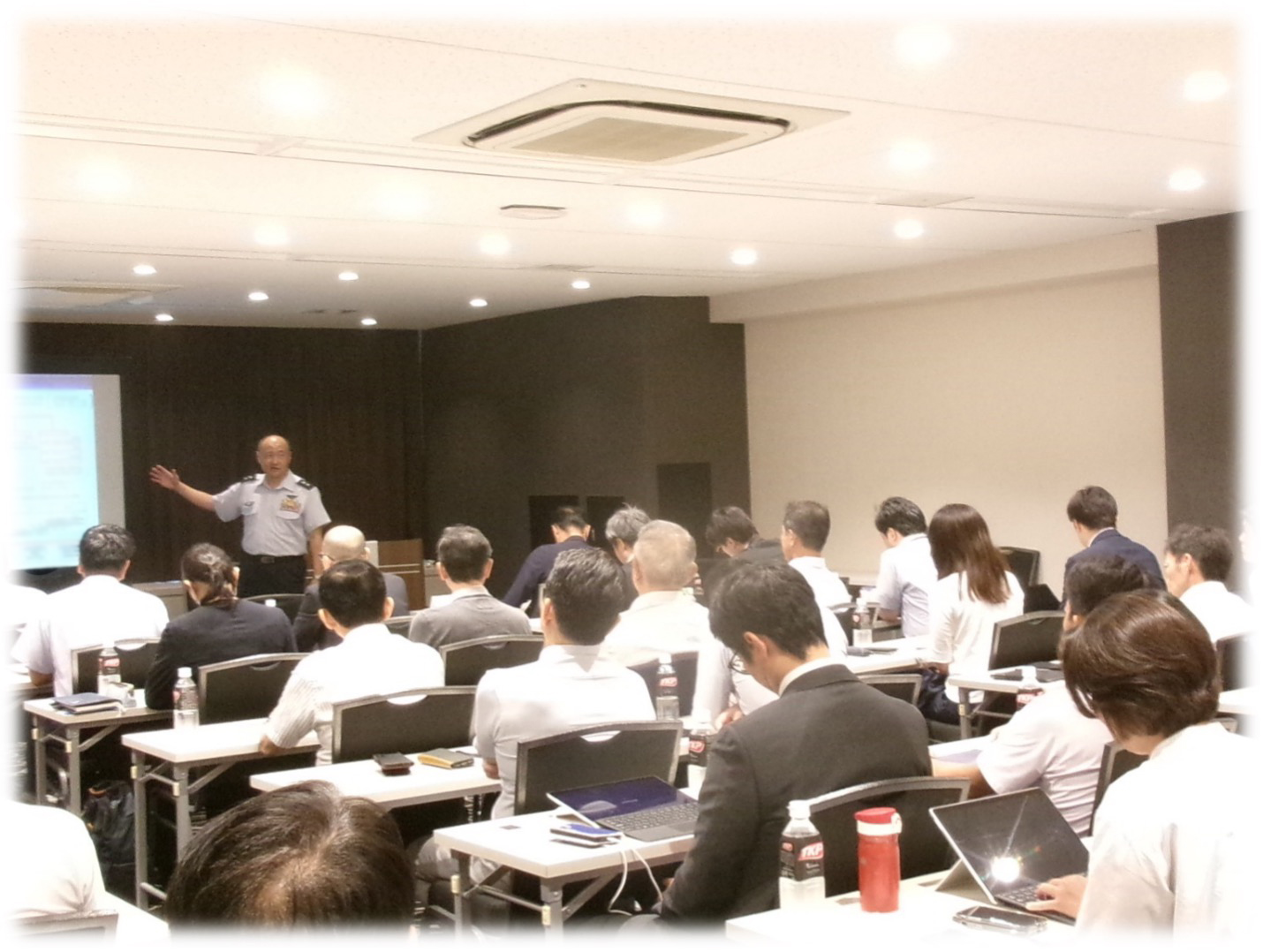 空幕防衛部長による講演会